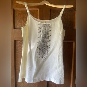 Eileen Fisher Organic Cotton Women's Sequin Top.